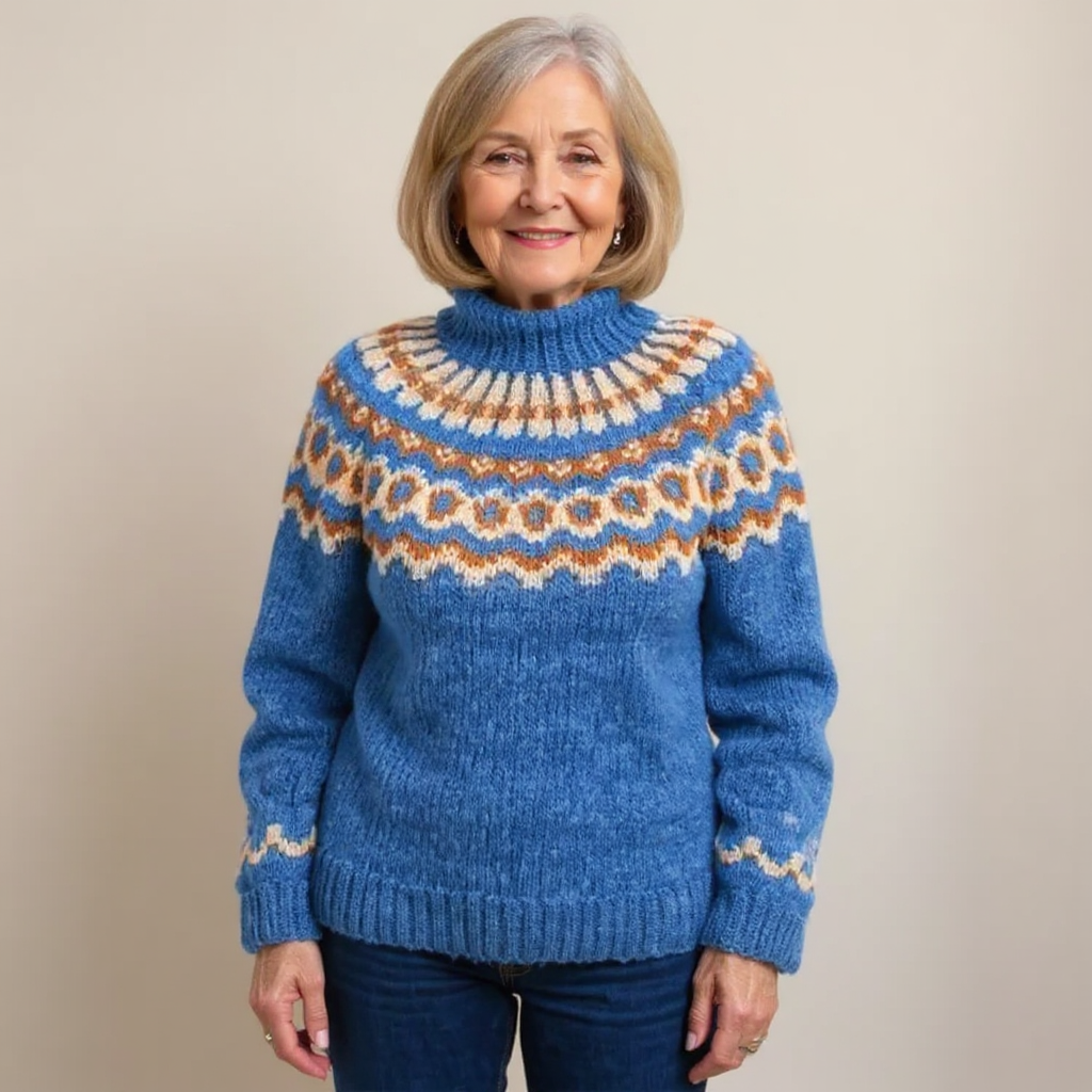 Angela | Handmade Icelandic-Style Knit Sweater