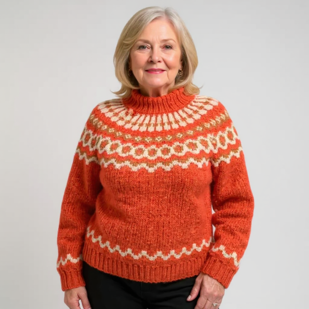 Barbara | Handmade Icelandic-Style Knit Sweater