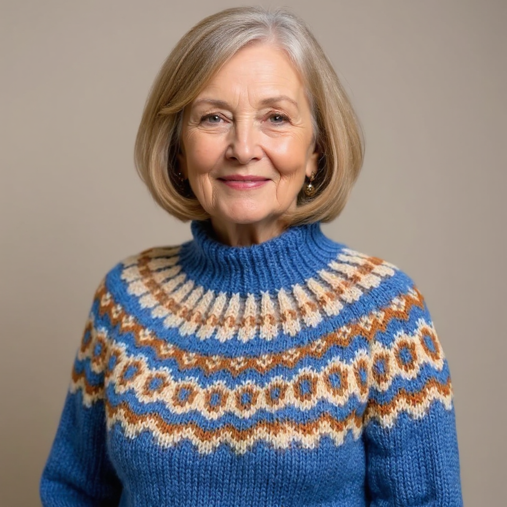 Angela | Handmade Icelandic-Style Knit Sweater