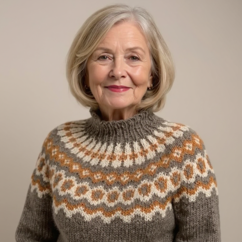 Carol | Handmade Icelandic-Style Knit Sweater