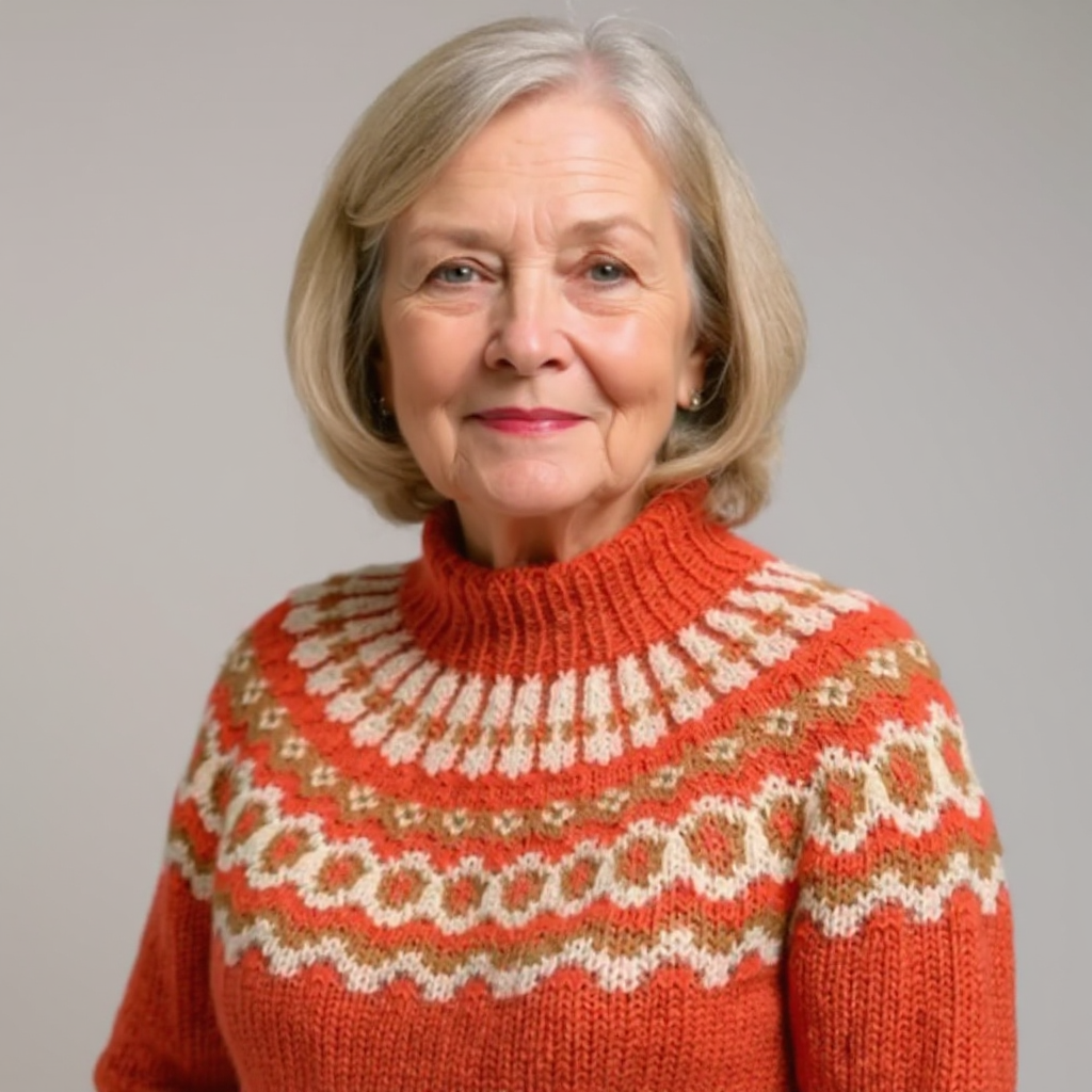 Barbara | Handmade Icelandic-Style Knit Sweater