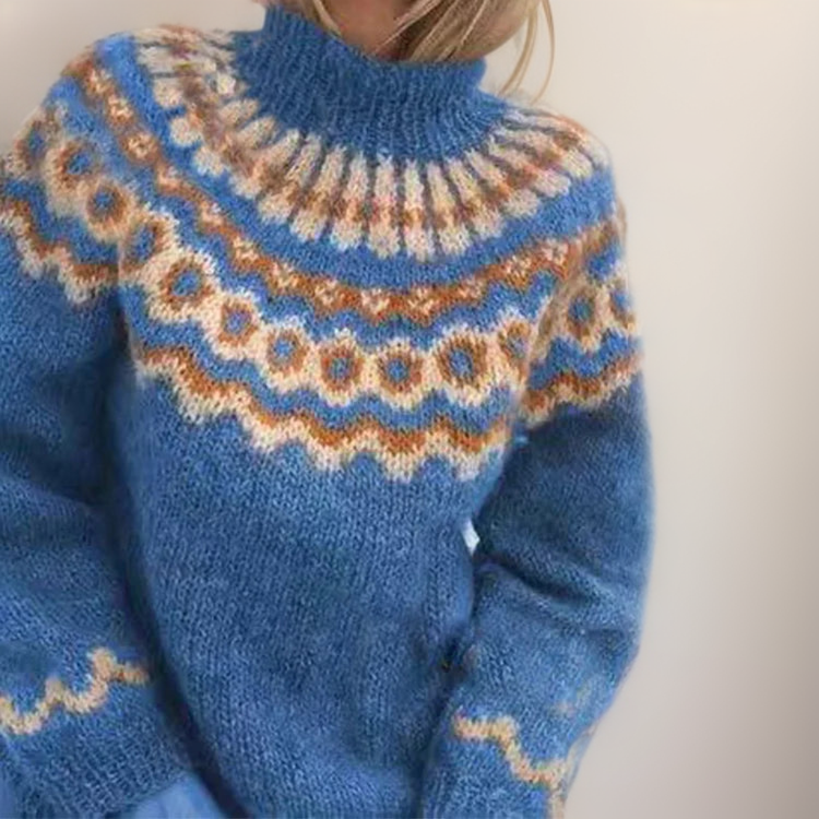 Angela | Handmade Icelandic-Style Knit Sweater