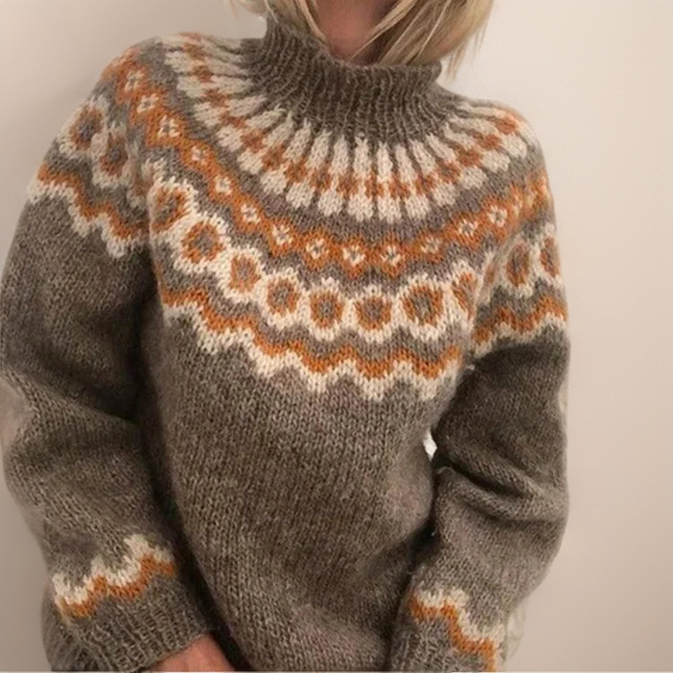 Carol | Handmade Icelandic-Style Knit Sweater