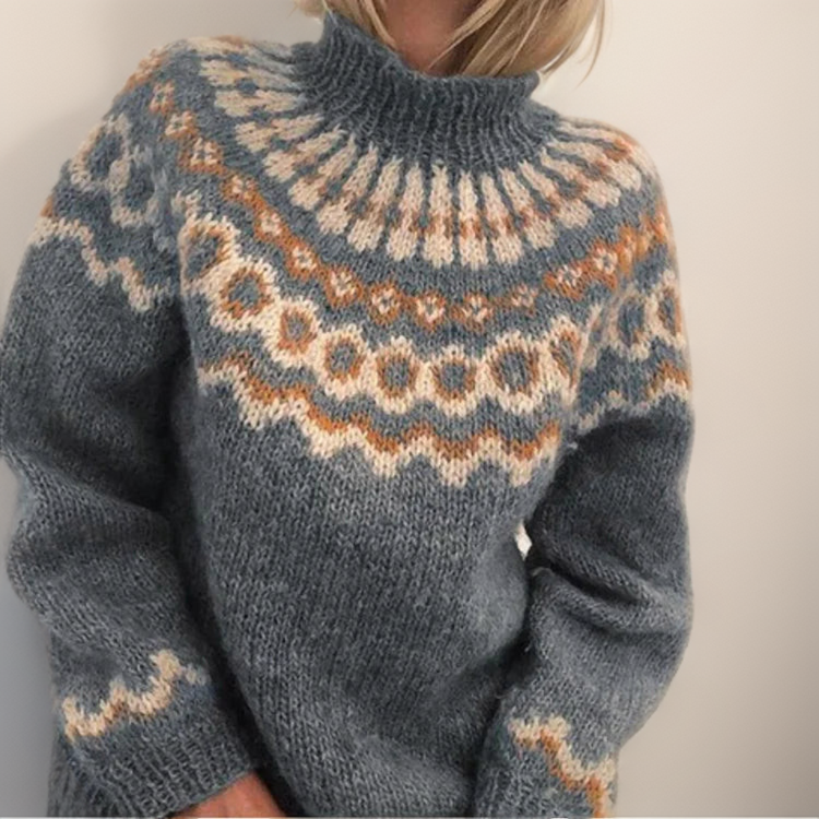 Mary | Handmade Icelandic-Style Knit Sweater